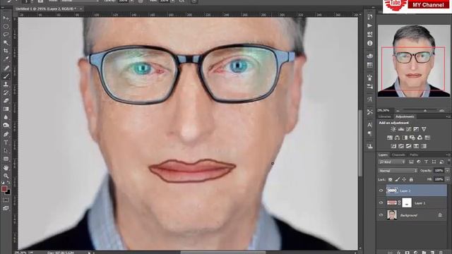 Photoshop Extreme Makeover Bill Gates (microsoft) смотреть онлайн