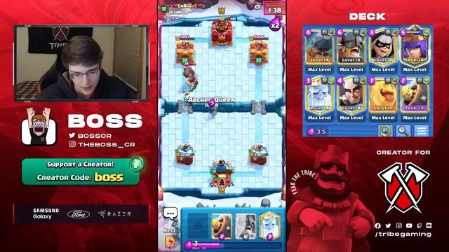 TOP LADDER PUSH with BEST BRIDGE SPAM DECK! смотреть онлайн