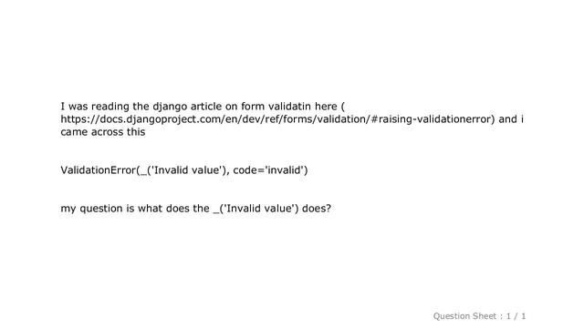 Django : python underscore function name смотреть онлайн