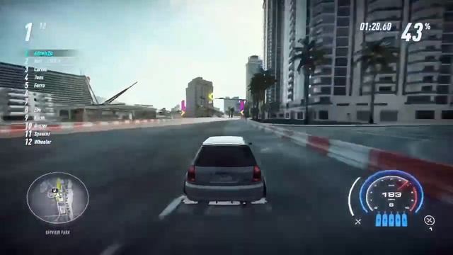 NFS Heat Honda Civic EK9 смотреть онлайн