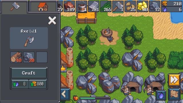 Wheat Farming - Tap Tap Craft Survival - Gameplay Walkthrough Part 02 (Android) смотреть онлайн