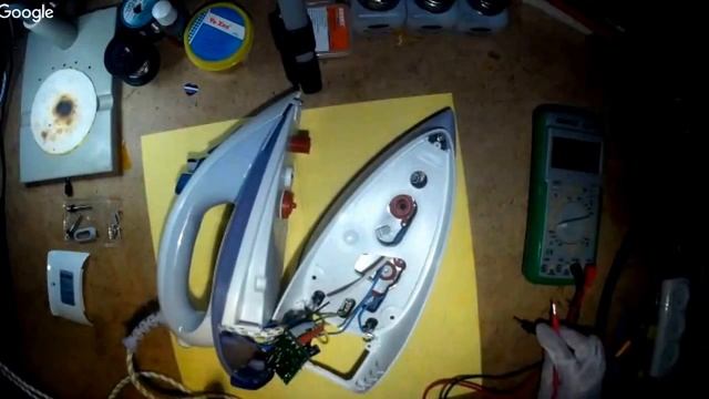 Выявление неисправности в утюге ( в примере утюг Bork 1501) смотреть онлайн