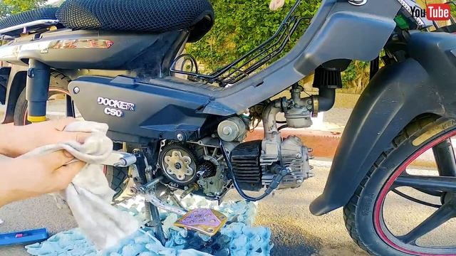 كيفاش نبدل دياسك ديال لومبرياج Docker C50 / How to change the clutch discs смотреть онлайн