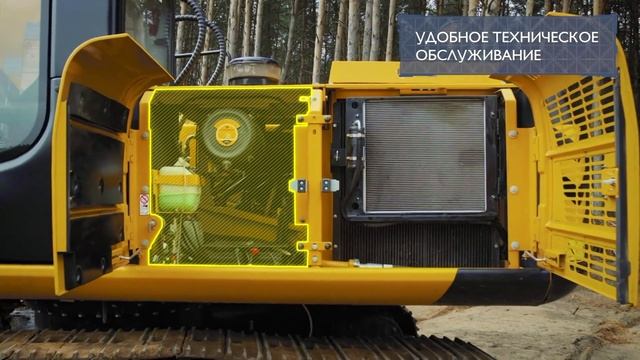 Гусеничный экскаватор JS205. Теперь еще эффективнее. смотреть онлайн