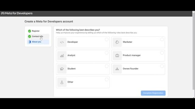 Step 1: Setup Meta Developer Account смотреть онлайн