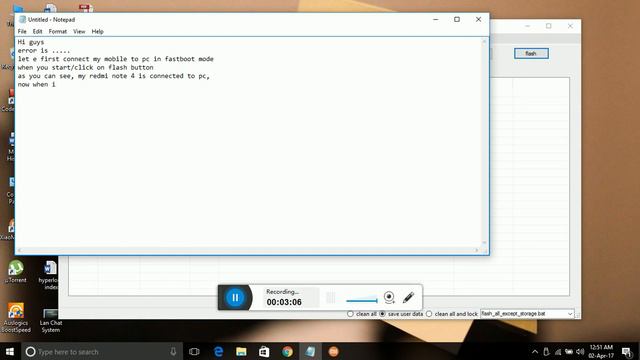 Flash done in 1 sec and file not spec. mi flash tool error fix REDMI NOTE 4 SD. смотреть онлайн