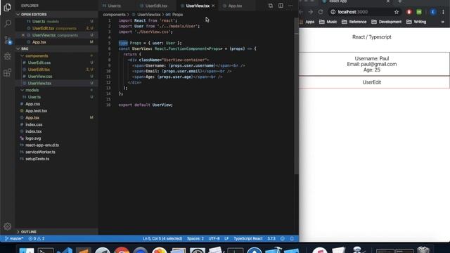 React - Typescript Components смотреть онлайн