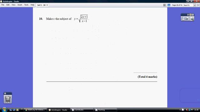 Edexcel GCSE Mathematics 9-1 Practice Tests Set 5 - 3H (error Q18) смотреть онлайн