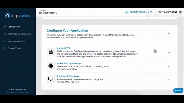 LoginRadius Developer Dashboard Walkthrough смотреть онлайн