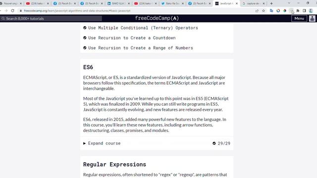 JavaScript Algorithms and Data Structures Certification freeCodeCamp org Google Chrome 2022 05 смотреть онлайн