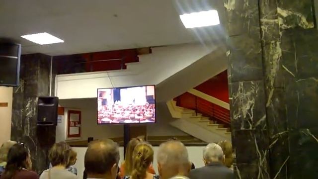 Застройка Тушинского поля Публ Слушания 16.07.2015 в фойе 2 смотреть онлайн
