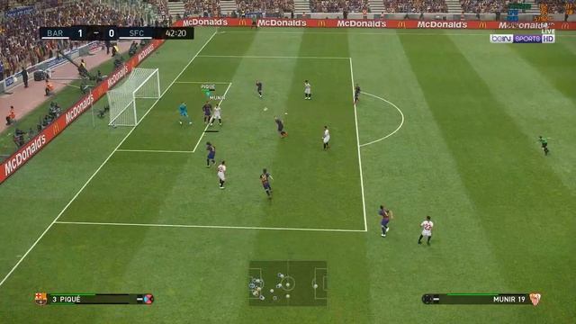 Acer Nitro 5 2020 AN515 52 PES 2020 Barcelona benchmark gameplay ~GTX 1050 i5 8300H~ смотреть онлайн