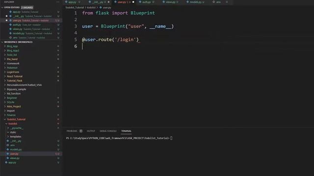 LẬP TRÌNH TODOLIST APP - FLASK #2: BIẾN MÔI TRƯỜNG, TẠO BLUEPRINTS смотреть онлайн