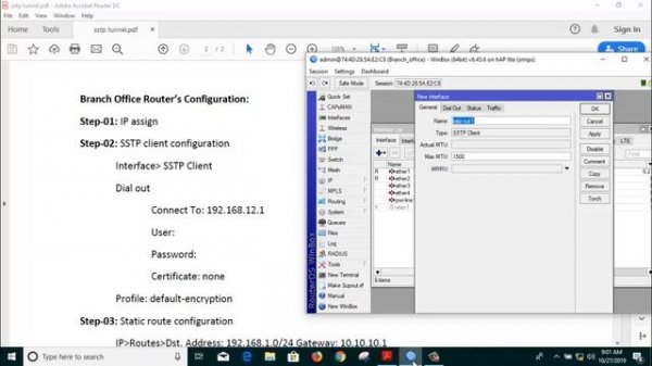 SSTP Server and Client Configuration (Full project)