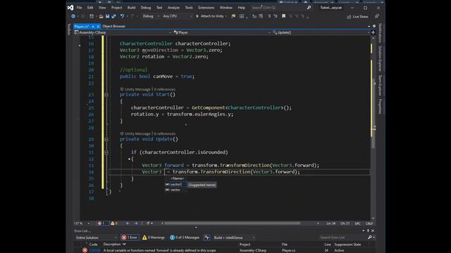FPS PLAYER MOVEMENT in Unity! | Beginner Friendly Tutorial смотреть онлайн