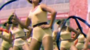 Москва, 18 июля 1939, первый цветовой фильм СССР. Парад физкультурников "Цветущая молодость"