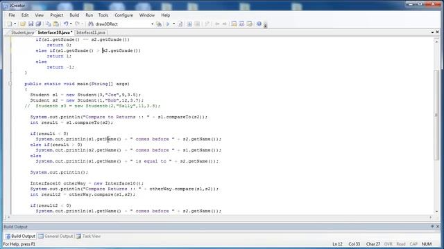 Interfaces Part 8: Comparable vs. Comparator (Java) смотреть онлайн