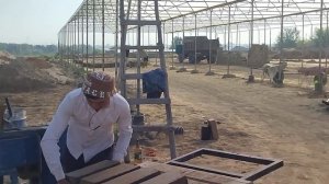 Гидравлический станок для производства саманих блоков(Loy blok ishlab chiqarish)