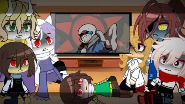 Undertale react to Horror Sans memes 2/6 Eng/Esp