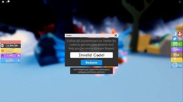 ВСЕ КОДЫ ДЛЯ СИМУЛЯТОР ЖНЕЦА! ROBLOX REAPER SIMULATOR 2 ALL CODES