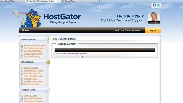 HostGator -How to change primary Domain Name! Tutorial смотреть онлайн