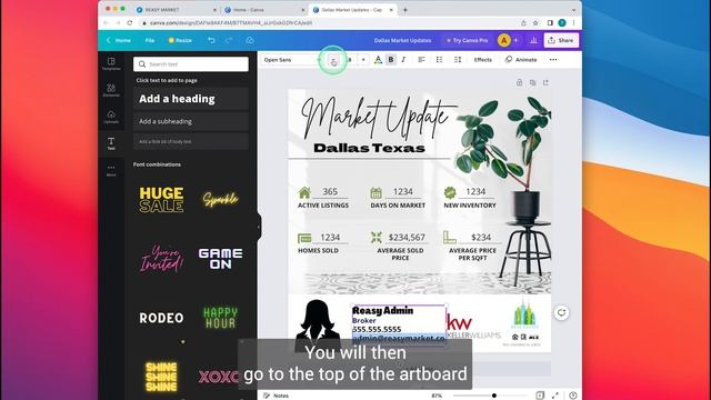 Reasy Market - Real Estate Templates for Canva смотреть онлайн