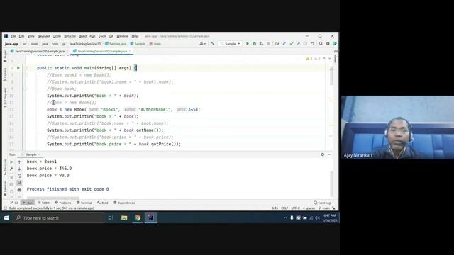 Java Training Session 10 -Basic on Coding Class field, Constructor, Access Modifier, package, impor смотреть онлайн