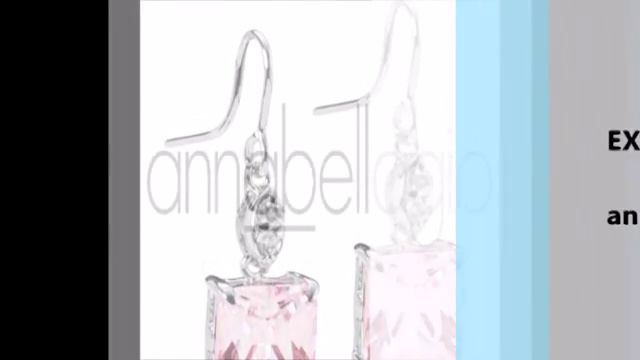 Bridal Jewelry: Hayden Pink Cubic Zirconia Earrings смотреть онлайн
