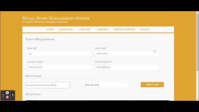 Retail Store Management System Project on C#, ASP and MySQL смотреть онлайн