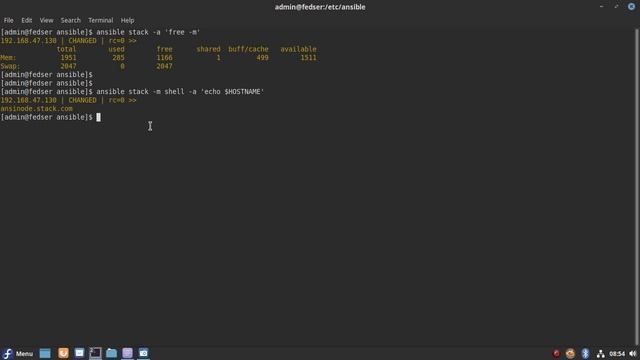 How to execute Ad-Hoc commands on remote node using ansible смотреть онлайн