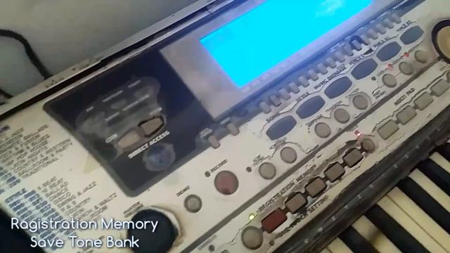 Yamaha Psr 550|Registration Memory Bank смотреть онлайн