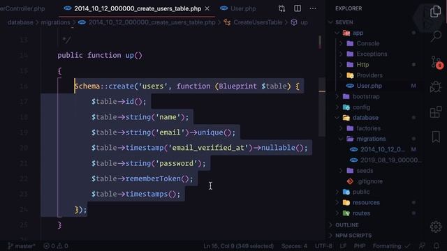 4 Laravel 7 for beginner - Database Connection & migration смотреть онлайн