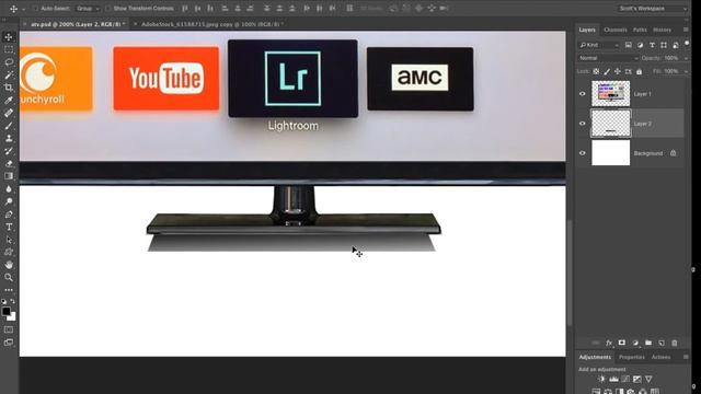 Awesome Photoshop Drop Shadow Technique & More смотреть онлайн