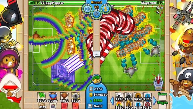 How POWERFUL Is This TEMPLE of DOOM Modded Upgrade! (Bloons TD Battles) смотреть онлайн