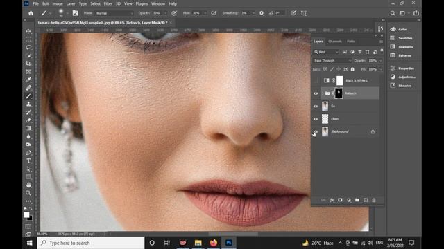 Professional Retouching step by step adobe photoshop 2021 #photoshopretouch смотреть онлайн