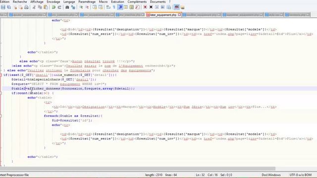 PHP PDO MySQL : Réalisation d'une GMAO - Partie7 смотреть онлайн
