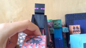 Бумажный Minecraft: Enderman из бумаги