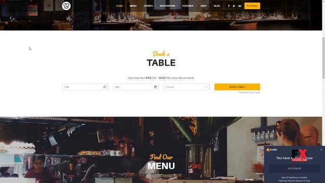 Restaurant WordPress Theme - Resca Restaurant Zar Roosevelt смотреть онлайн