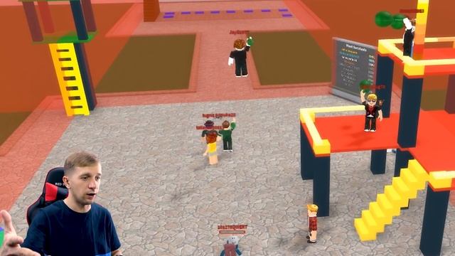 САМОЕ Эпическое ВЫЖИВАНИЕ в ROBLOX! Безумный ЧЕЛЛЕНДЖ Что бы Выжить от FFGTV! смотреть онлайн