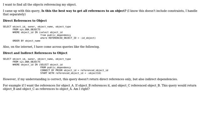 Databases: Right way to get references to an object in Oracle? смотреть онлайн