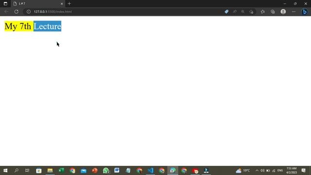 L#7 Web Development | Highlight & Underline | Tcw Academy смотреть онлайн