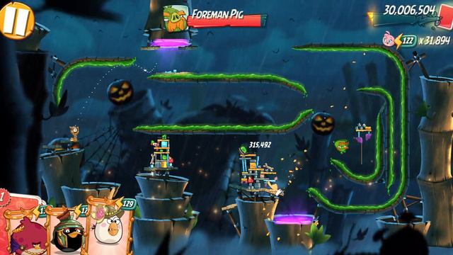Angry Birds 2 PC (Windows 11) King Pig Panic (KPP) with Stella for extra Hal card (Sep 12, 2023) смотреть онлайн