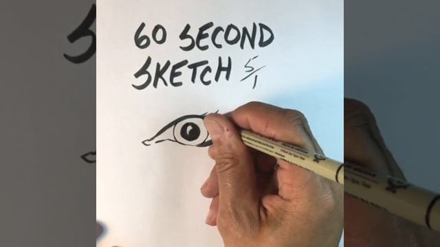 Drawing A Female Eye in 60-Second Sketch by Tim Estiloz смотреть онлайн