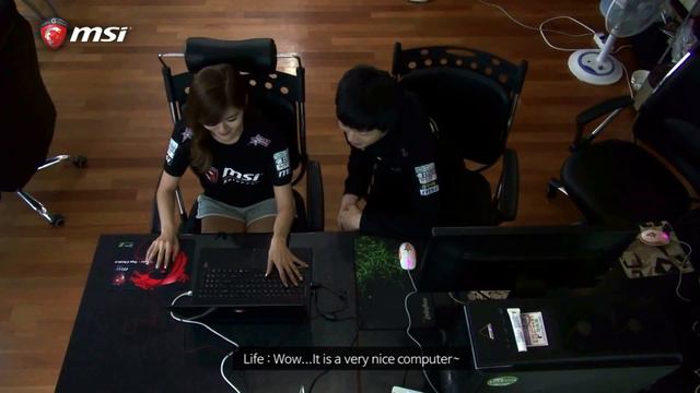 MSI GS60 Ghost Pro With Starcraft 2 world champion Aphrodite(Gayoung kim) & Life (seong hyun Lee) смотреть онлайн