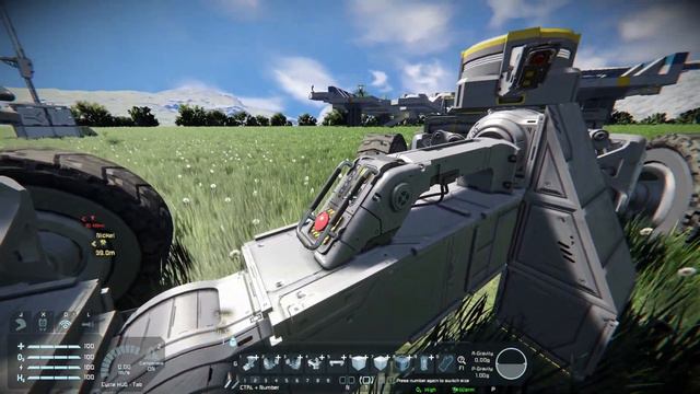 Space Engineers | Mobile Artillery SM/KR - 200 [PROTOTYPE] MOBILITY TESTING смотреть онлайн