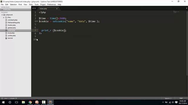 php and mysqli cookie in urdu part 17 смотреть онлайн