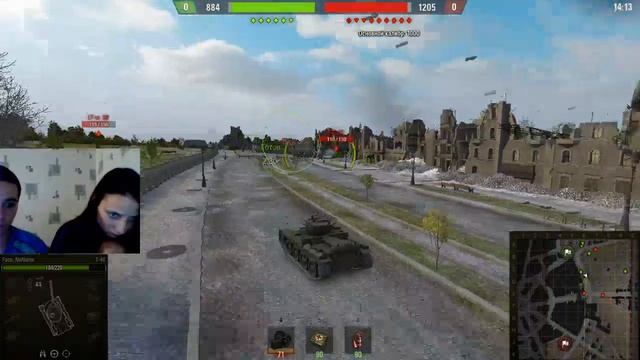 УЧИМ ДЕВУШКУ ИГРАТЬ В ТАНКИ! | World Of Tanks | #1 смотреть онлайн