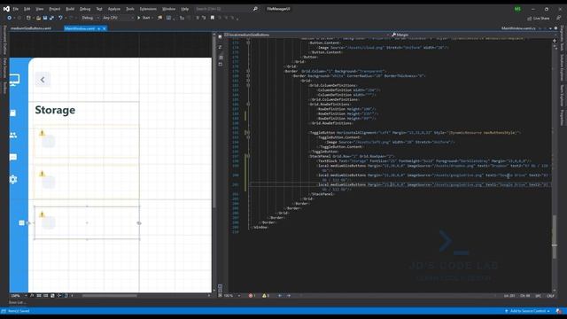 WPF C# | File Manager Dashboard UI Wpf Part - 2 (Jd's Code Lab) смотреть онлайн