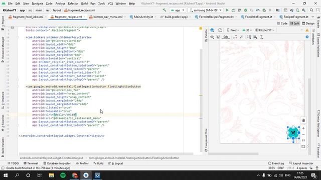 Part 3 Aplikasi Resep Makanan ShimmerRecyclerView FloatingActionButton Android Studio Kotlin смотреть онлайн