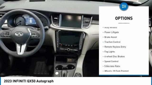 2023 INFINITI QX50 RX5069